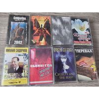 42 аудиокассеты, 10 на последнем фото - запечатаны