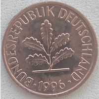 Германия 1 пфенниг 1996 г. F