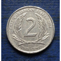 Карибы (Карибские острова) 2 цента 2004
