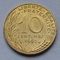 Франция, 10 сантимов 1997 г.