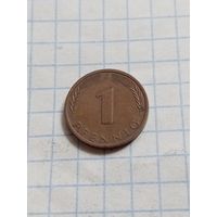1 пфенниг 1974 года