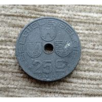 Werty71 Бельгия 25 сантимов 1942