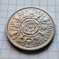2 шилинга 1966 года Великобритания .
