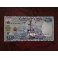 2000 франков Руанда 2014 г.