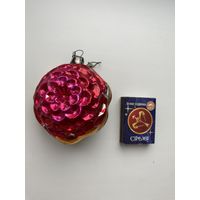 Елочная игрушка. Цветок.