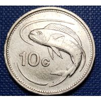Мальта 10 центов 1986 г.