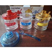 Набор баночек для чая, кофе и сахара