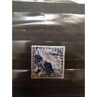 1934 Тува Загорский 56А зуб 121/2 авиапочта чистая клей лёгкие наклейки без дыр фауна самолет (3-7)