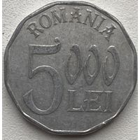 Румыния 5000 леев 2002 г.