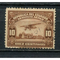 Эквадор - 1929 - Авиация 10C - [Mi.284] - 1 марка. Гашеная.  (Лот 27JE)-TG2P13