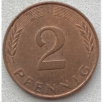 Германия 2 пфеннига 1991 г. F