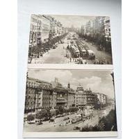 Прага, 1950-е года. 2 фото.