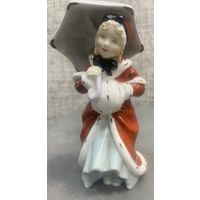 Фарфоровая статуэтка Royal Doulton. Мисс Маффет. Англия. 1936 год. Высота 14 см.