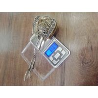 Серебро сервировочные щипцы 800 пробы (Италия конец 19 начала 20 века) Торг
