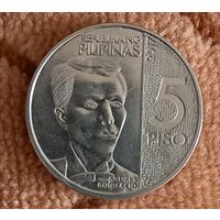 Филиппины 5 писо 2017