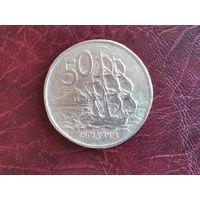 50 центов Новая Зеландия 1976 г.