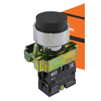 Кнопка BL21 без подсветки черный 1NO TDM-SQ0704-0047