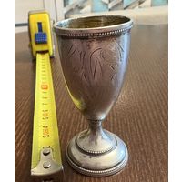 Серебряная рюмка . 875 проба .  Вес 29.6 грамма
