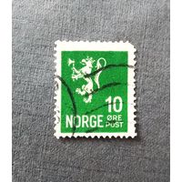 Марка Норвегия 1922-1926 г.г. Герб