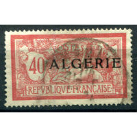 Французские колонии - Алжир - 1924/25г. - аллегория, 40 c - 1 марка - гашёная [Mi 13]. #4-W1-115-A-1