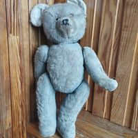 Игрушка ссср плюшевый мишка 40 см набит соломой