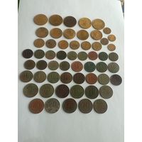 Монеты СССР 56 шт. До Реформы. Без повторов. С рубля, без м. ц. См. др. мои лоты.