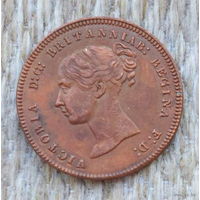 Великобритании 1/2 фартинга 1842 года. Виктория. Корона. Предложи свою цену или обмен!