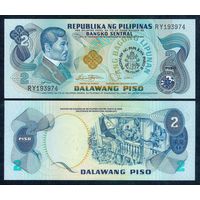 Филиппины 2 Песо 1978 год, UNC