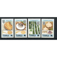 Тувалу - 1989 - Грибы - [Mi. 541-544] - полная серия - 4 марки. MNH.  (Лот 94Gs)-T41P20