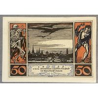 Нотгельд 50 пфеннигов 1921 год. Арнштадт,. Веймарская республика