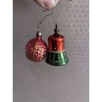 Ёлочные игрушки ГДР с лёгкой реставрацией лот