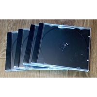 Боксы (кейсы) для CD дисков. 10 штук. Новые.