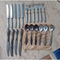 Столовые ложки, вилки, ножи СССР сборный лот клейма