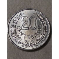 20 сентосимо  Уругвай 1965 год