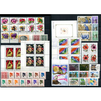 Марки разных стран 4 - полные и не полные серии - 55+ марок, 2 малых листа и 1 блок - MNH. #O-W-88-D-1