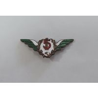Знак выслуги гражданской авиации  СССР. Латунь, эмаль. (Предположительно).