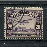 Эквадор - 1929 - Авиация 20C - [Mi.285] - 1 марка. Гашеная.  (Лот 28JE)-TG2P13