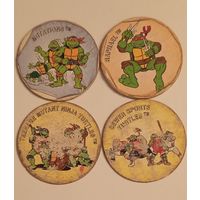 Фишки Ninja Tortues (Черепашки Ниндзя) #57, 74, 126, 141