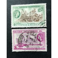 Великобритания\379с\БРИТАНСКИЙ ГОНДУРАС 1953 Автомобиль. Архитектура. ми143С 144