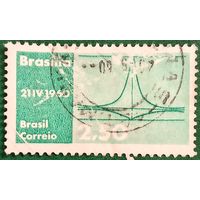 Бразилия 1960. Марка в честь инаугурации города Бразилии новой столицы