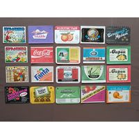 Этикетки от напитков без повторов, цена за 1 шт., см. описание лота, ю-930-3 (3450)