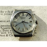 Часы наручные механические с автоподзаводом Полет. #1