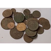 Лот старинных монет+ Бонус. С 1 рубля!