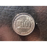 Венесуэла.100 боливар.2001. С 20 копеек. Распродажа коллекции. Смотрите другие лоты.