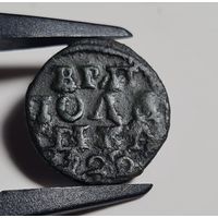 Полушка ВРП 1720 года, год цифрами, ХОРОШАЯ!