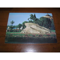 Ленинград памятник Петру I 1986 год чистая