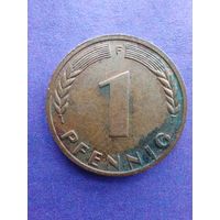 Германия ФРГ 1 пфенниг 1972 F