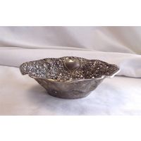 Ваза для печенья Печенница Конфетница 15 х 13 Серебрение 02