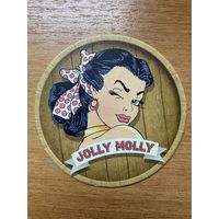 Подставка под пиво пивоварни "Jolly Molly" /Тула, Россия/ No 2