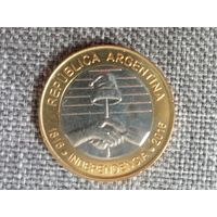 Аргентина 2 юбилейная с рубля